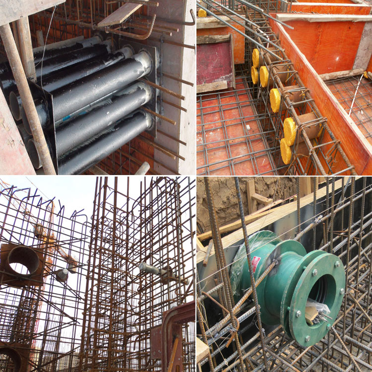 剛性、柔性防水套管現場使用圖